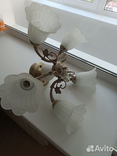 Люстра потолочная бу