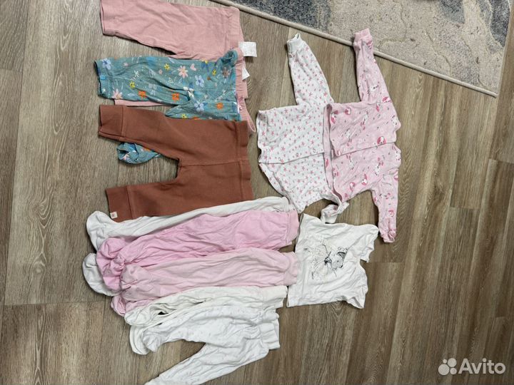 Вещи пакетом девочки 62-74