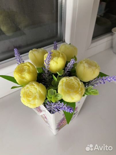 Букеты из мыла ручной работы