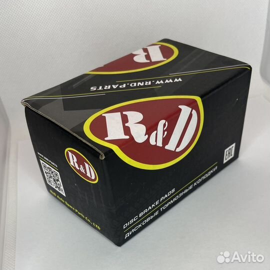 Тормозные колодки R&D toyota camry, RAV4