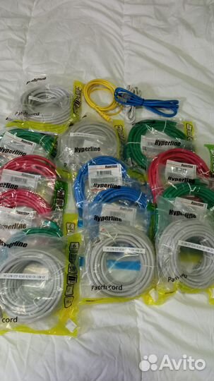 Патч-корды Hyperline новые разные длины