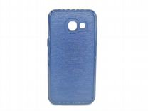 Чехол для Samsung Galaxy A3 накладка (синий)