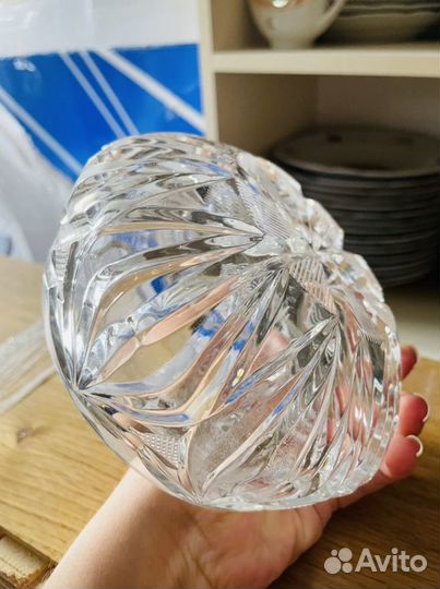 Салатник хрусталь СССР