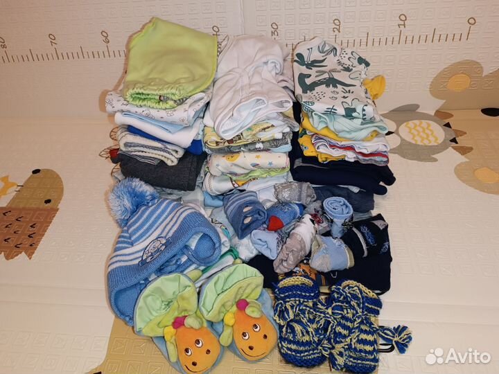 Вещи пакетом на мальчика 56 62 68
