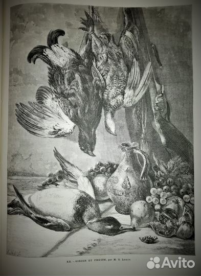 Старинные гравюры,43 на 29см, Франция, 1869 год