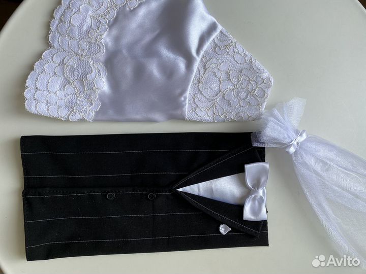 Свадебные аксессуары набор для шампанского