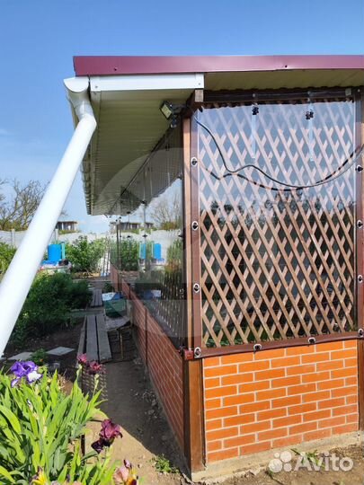 Жидкие окна на беседку