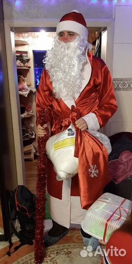 Прокат костюма деда мороза