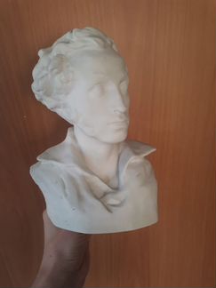 Бюст Пушкин Ленинградский фарфоровый завод 1940х г