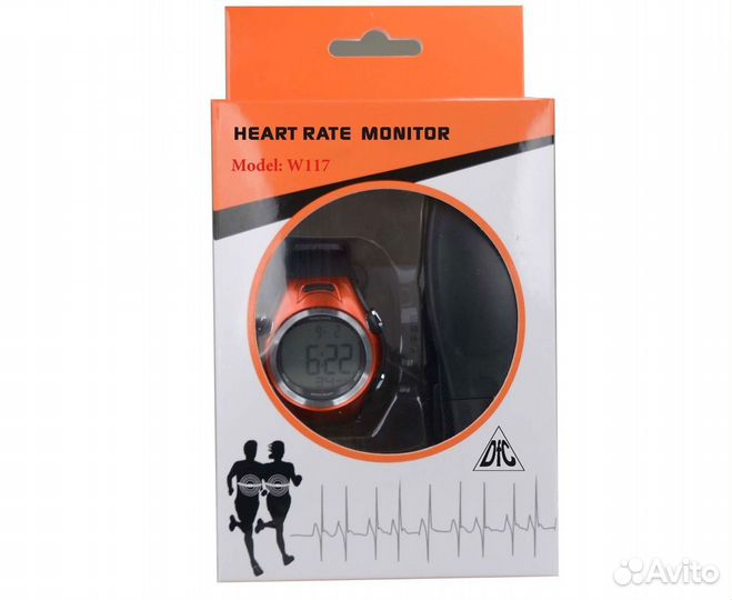Нагрудный кардиодатчик + часы - монитор DFC W117
