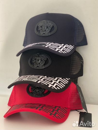 Бейсболка кепка сетка versace (premium)
