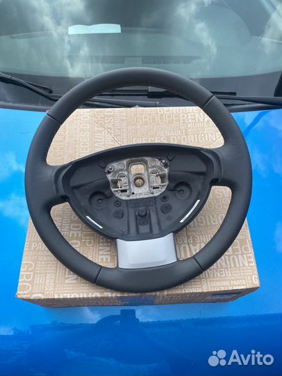 Руль рено дастер 1 кожа