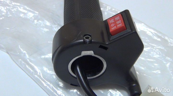 Ручка газа для электровелосипеда с кнопкой 3-х пз
