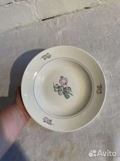 Блюдо, тарелка СССР, кузнецов, зик конаково