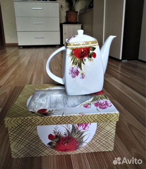 Посуда, чайник заварной 1 литр