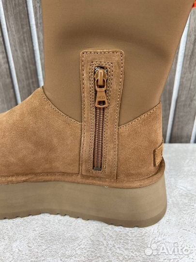 Ugg Dipper Chestnut Угги На Платформе с Резинкой