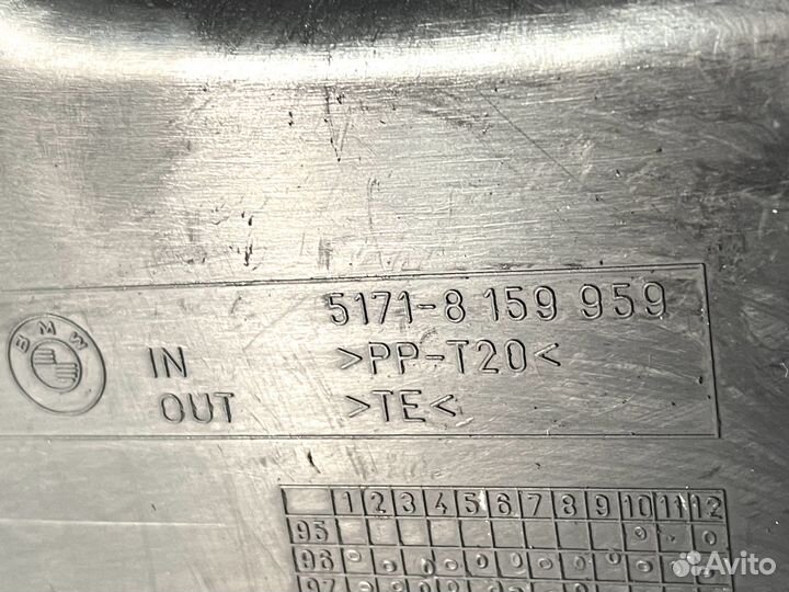 Воздуховод радиатора передний BMW 5 E-39