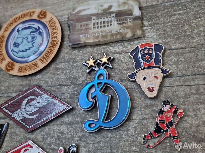 Магниты футбольных и хоккейных клубов