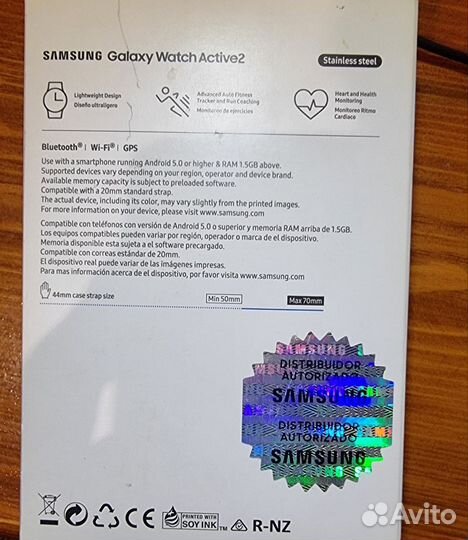 Samsung galaxy watch active 2 44 мм сталь