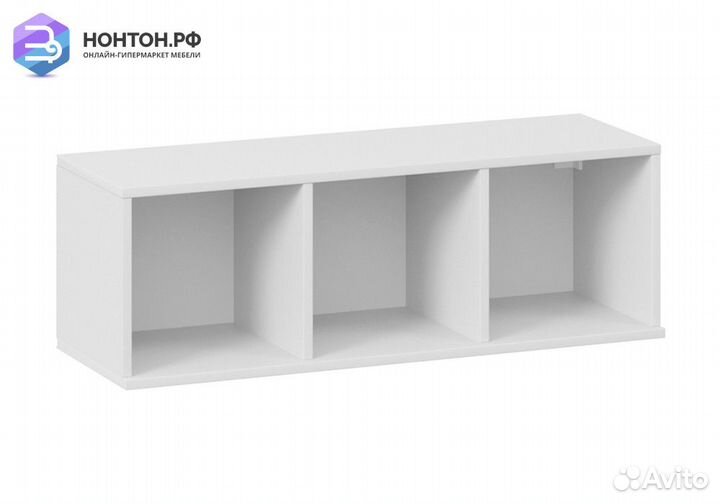 Шкаф навесной Глосс белый