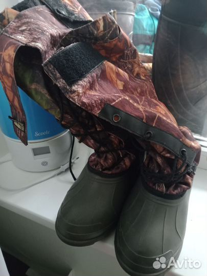 Сапоги резиновые утепленные мужские