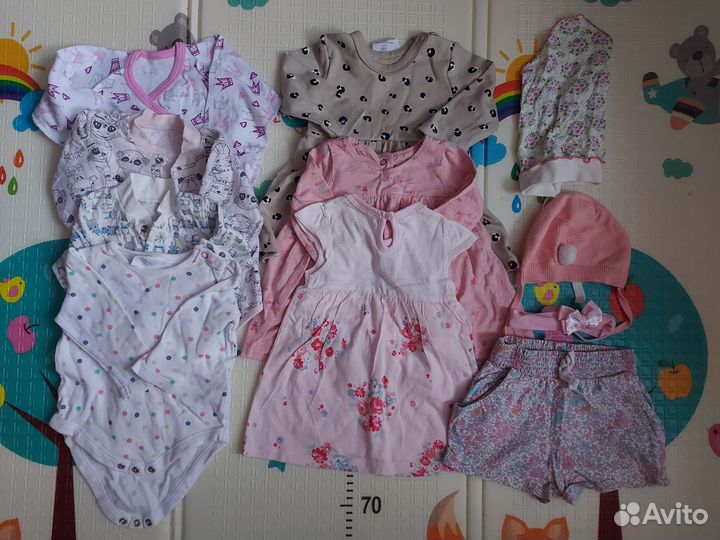 Детские вещи пакетом на девочку 62 68