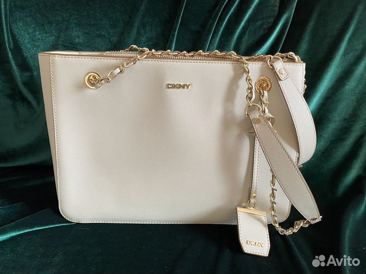 Сумка женская натуральная кожа dkny