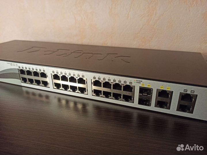 Коммутатор настраиваемый D-link DES-1210-28