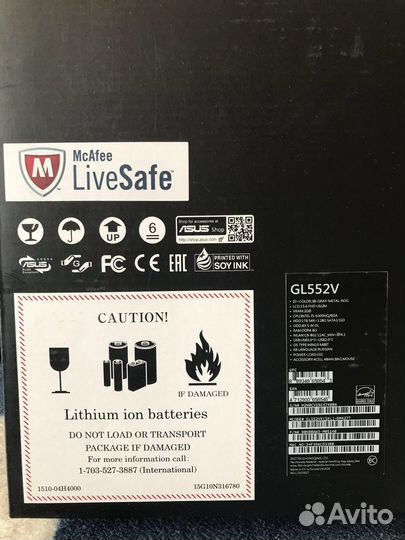 Игровой ноутбук asus ROG