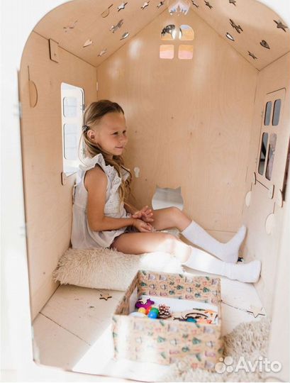 Детский игровой домик из фанеры