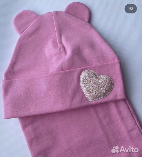 Шапка и снуд для девочки