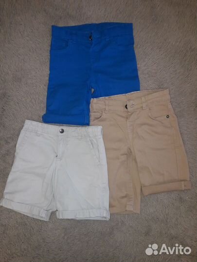 Шорты для мальчика джинсовые 110-128 р-р