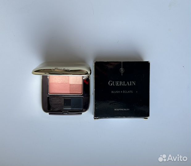 Guerlain пудра румяна 02 soleil couhant