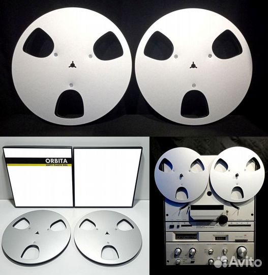 Катушки №22 серебристые, светлосерые, черные (лак)