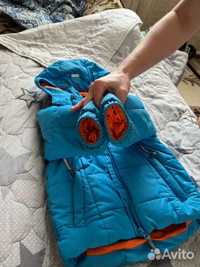 Зимний комбинезон для мальчика 104