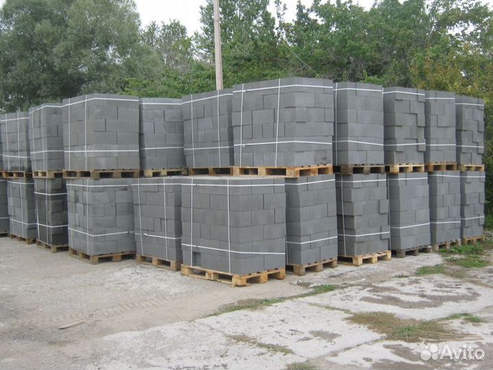 Керамзитобетонный блок 390*188*188