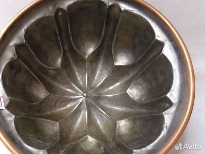 Антиквариат из Европы.Стар форма для выпечки Медь