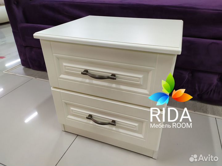 Тумба прикроватная, цвет - слоновая кость