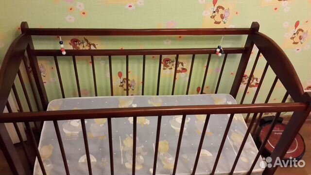 Кровать детская с выдвижным ящиком