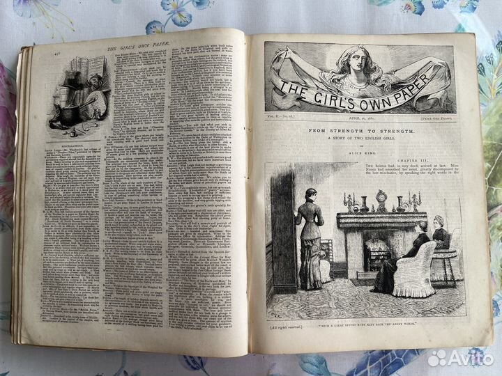 Старинная книга 1881 года на англ. языке