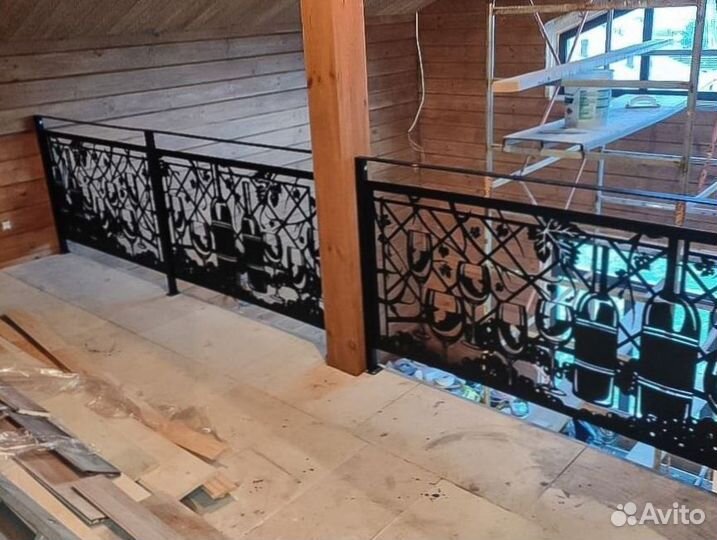 Лестничные перегородки и ограждения на заказ