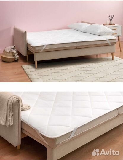 Топпер/матрас на диван и кровать 200 см на 140 см