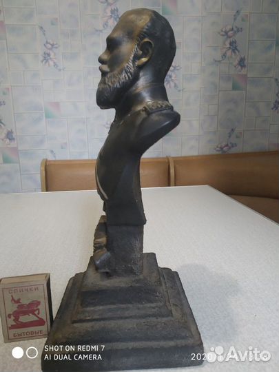 Бюст Александра 3 глина