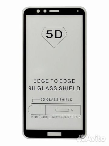 Защитное стекло Huawei Honor 7X Черное