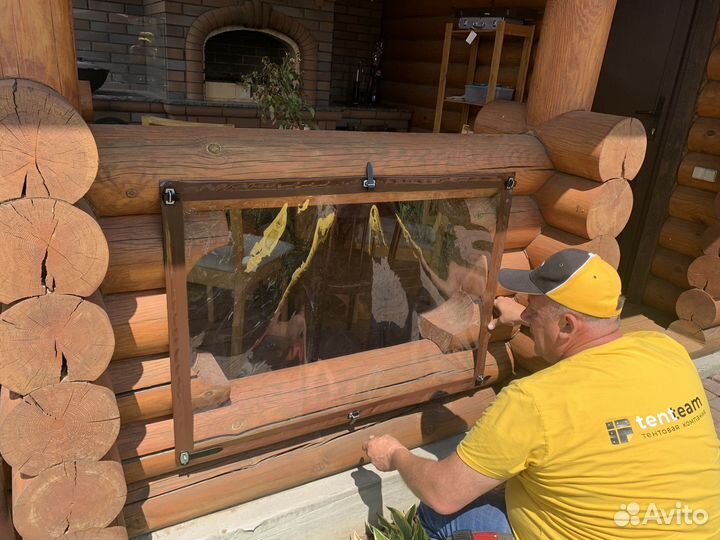 Мягкие окна для беседок террас