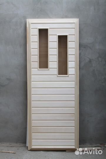 Дверь банная из липы