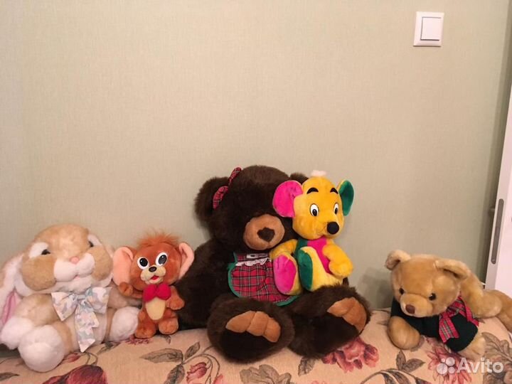 Мягкая игрушка Мишка Мышка Зайка Львёнок