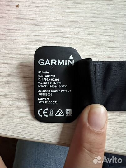 Пульсометр garmin hrm run