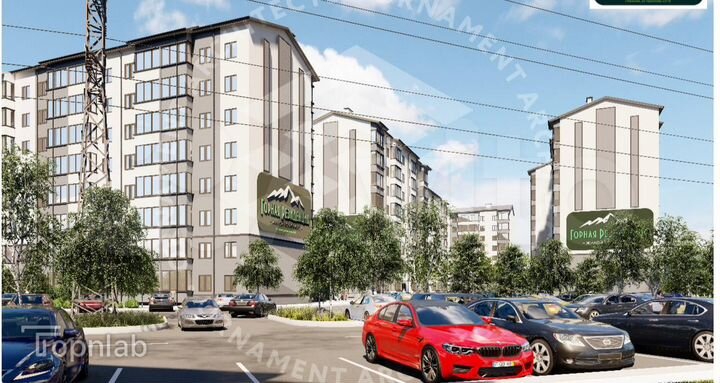 2-к. квартира, 55,3 м², 3/8 эт.