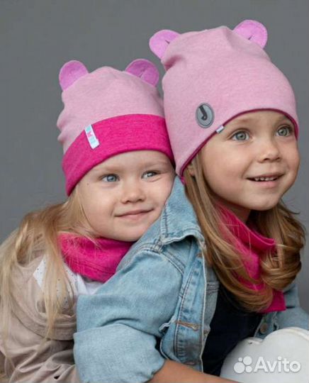 Комплект шапка, снуд 50-54